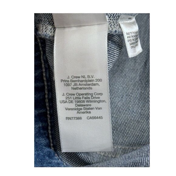 Madewell The High Rise Sailor Shorts Blue Denim Cotton Stretch Beach Women’s 32 - Picture 13 of 13